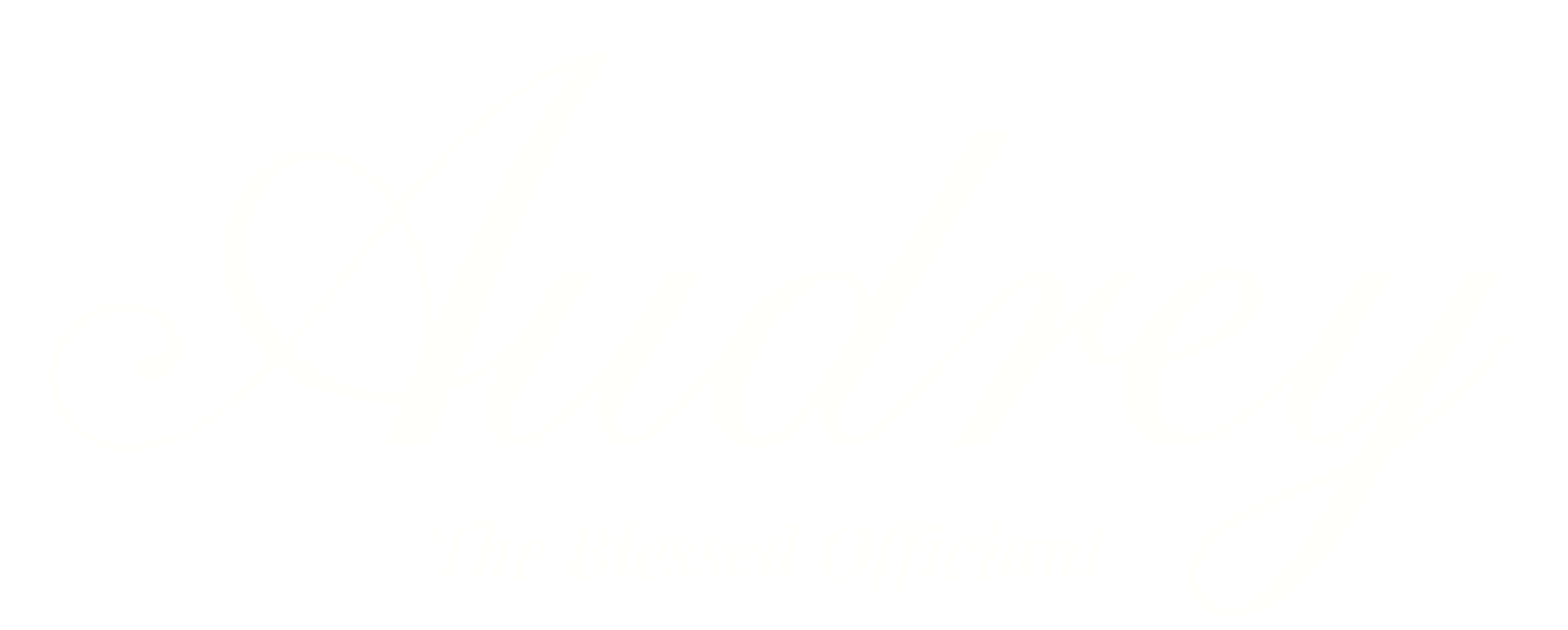 Audrey Blessed Officiant Logo