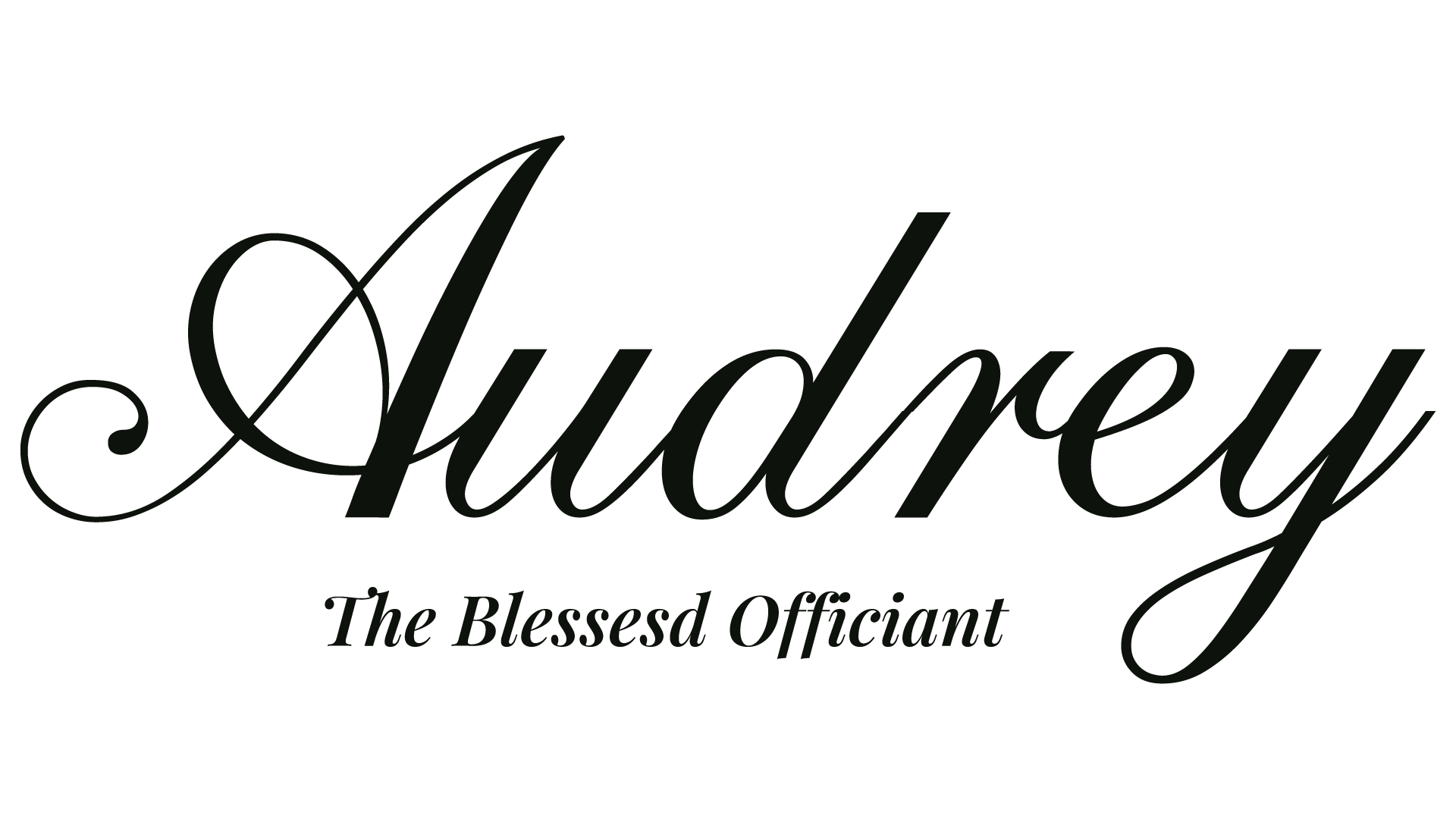 Audrey Blessed Officiant Logo